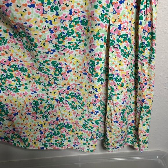 Loft Ruffle Strap Sweetheart Neckline Midi Dress Size 6 - Picture 12 of 16